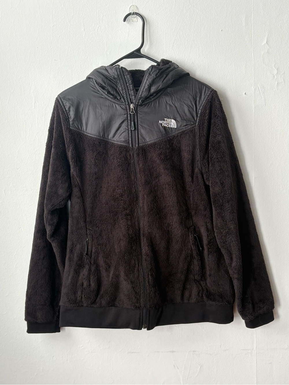 The North Face  Hoodie Fleece Jacket Black Women’s Size L
